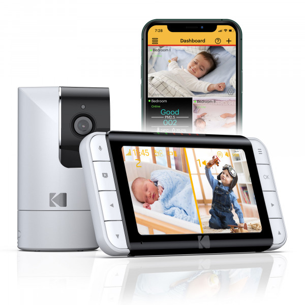 Kodak C525P 5″ Video Baby Monitor with Motorised Pan-Tilt
