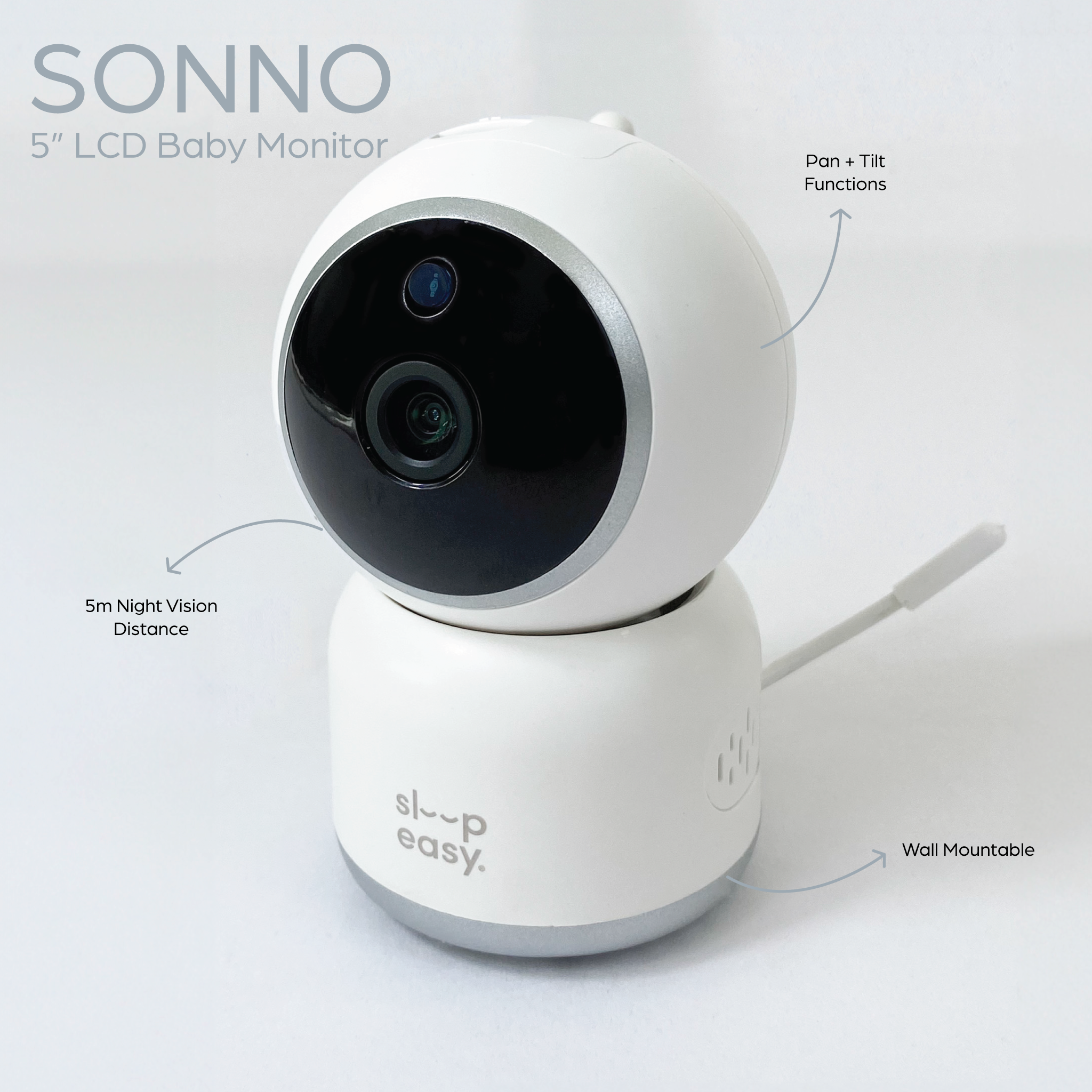 Babystudio Sonno 5 Inch Crystal Clear Baby Monitor Spare Camera