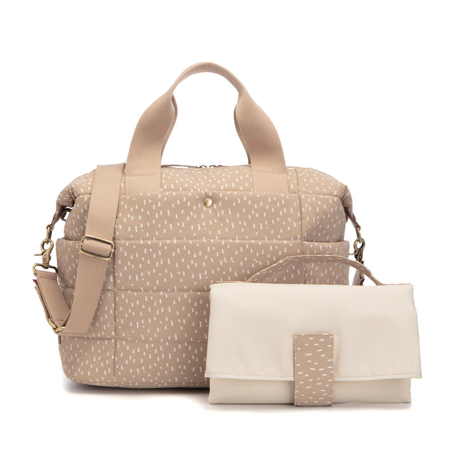 Storksak Organic Tote Rain Drop