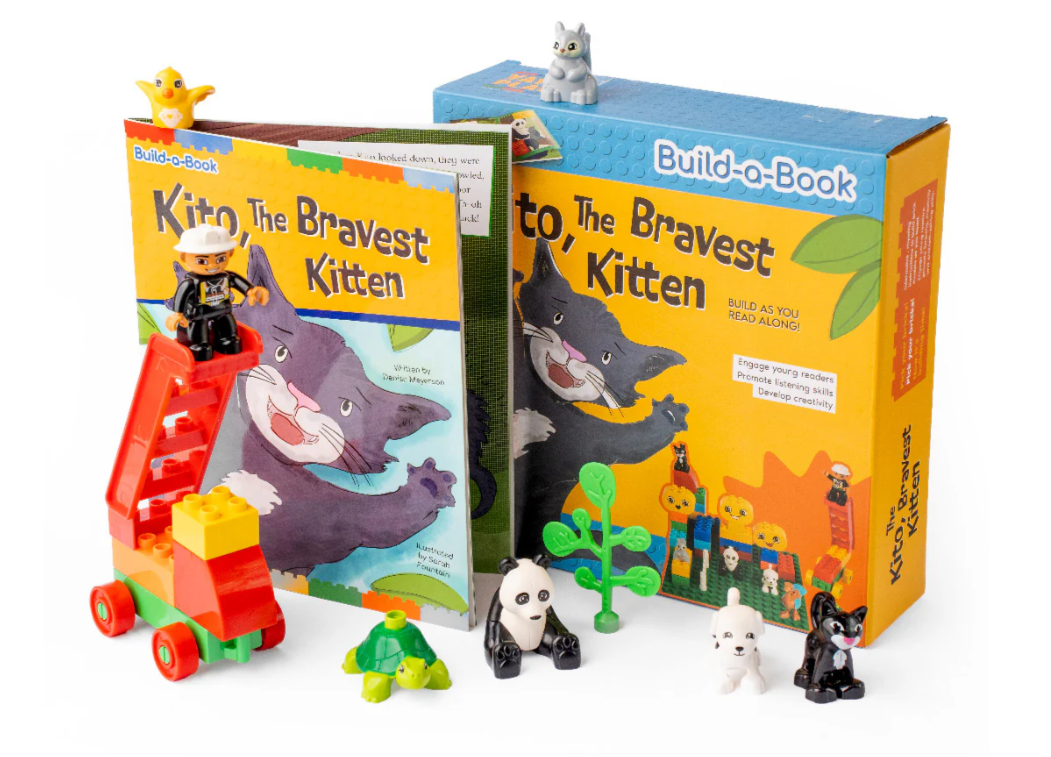 Yay4Play Kito the Bravest Kitten Book and Play Set