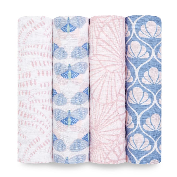 aden + anais Deco Classic Swaddles 4-Pack