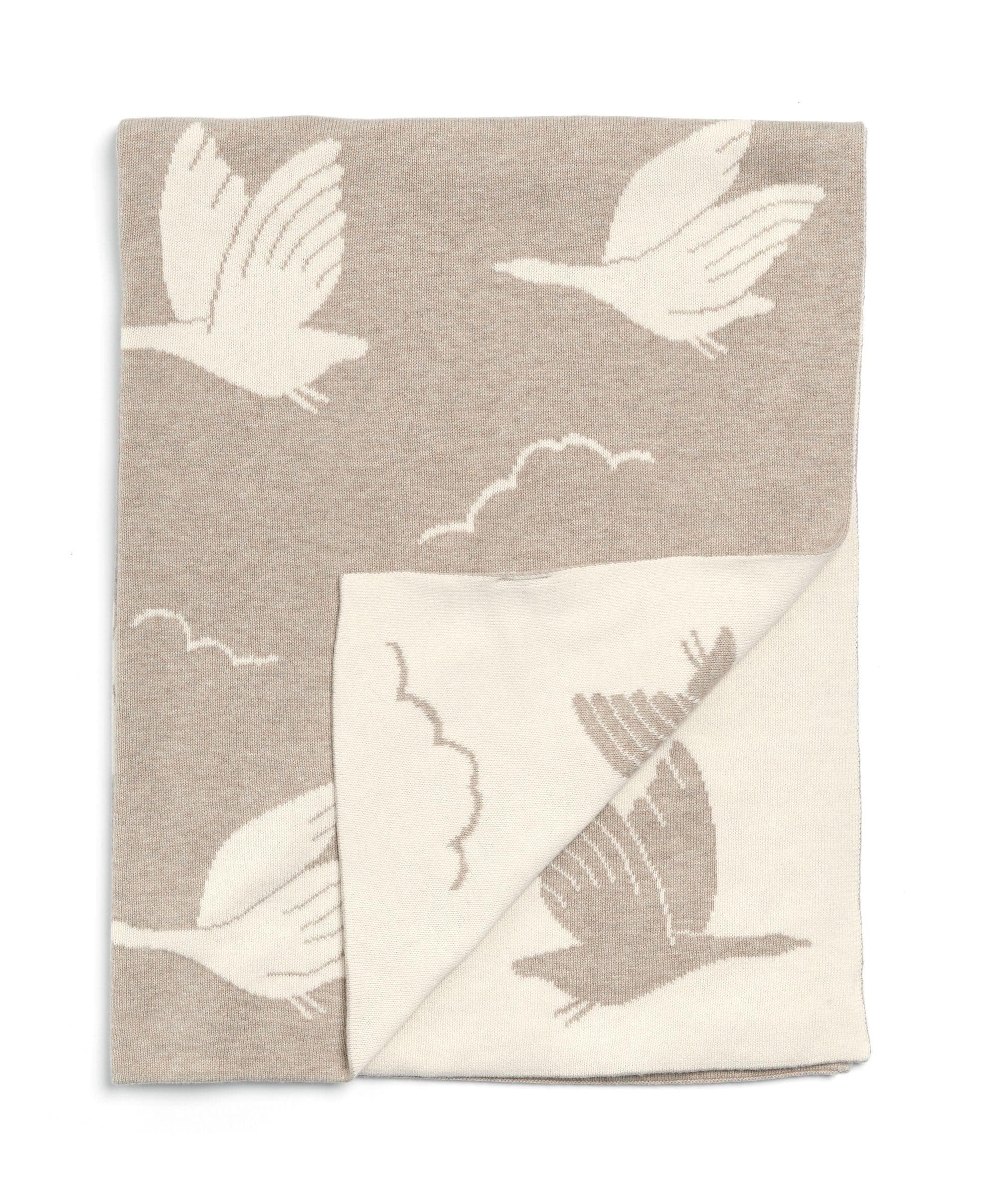Mamas &#038; Papas Knitted Blanket Welcome to the World Duckling Mocha