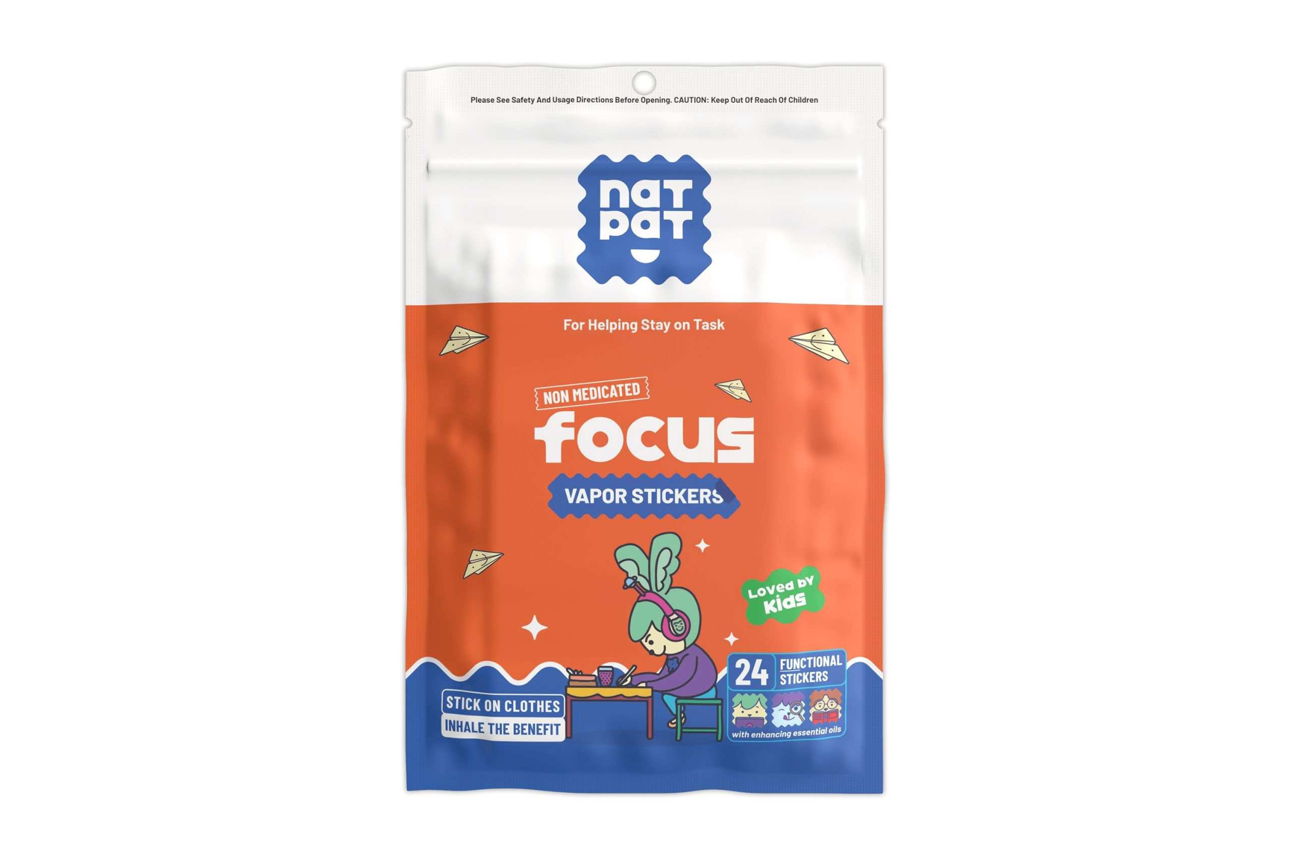 NATPAT FocusPatch Focus Enhancing Stickers (24 Patches) | babaloo