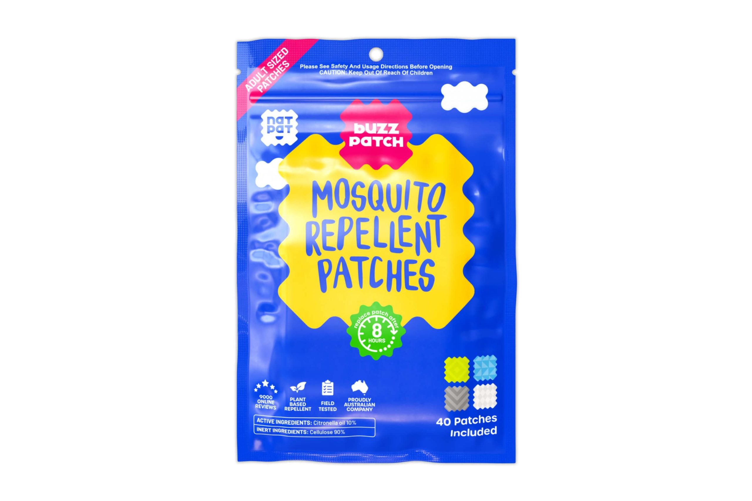 NATPAT Mosquito Repellent Patches for Adults