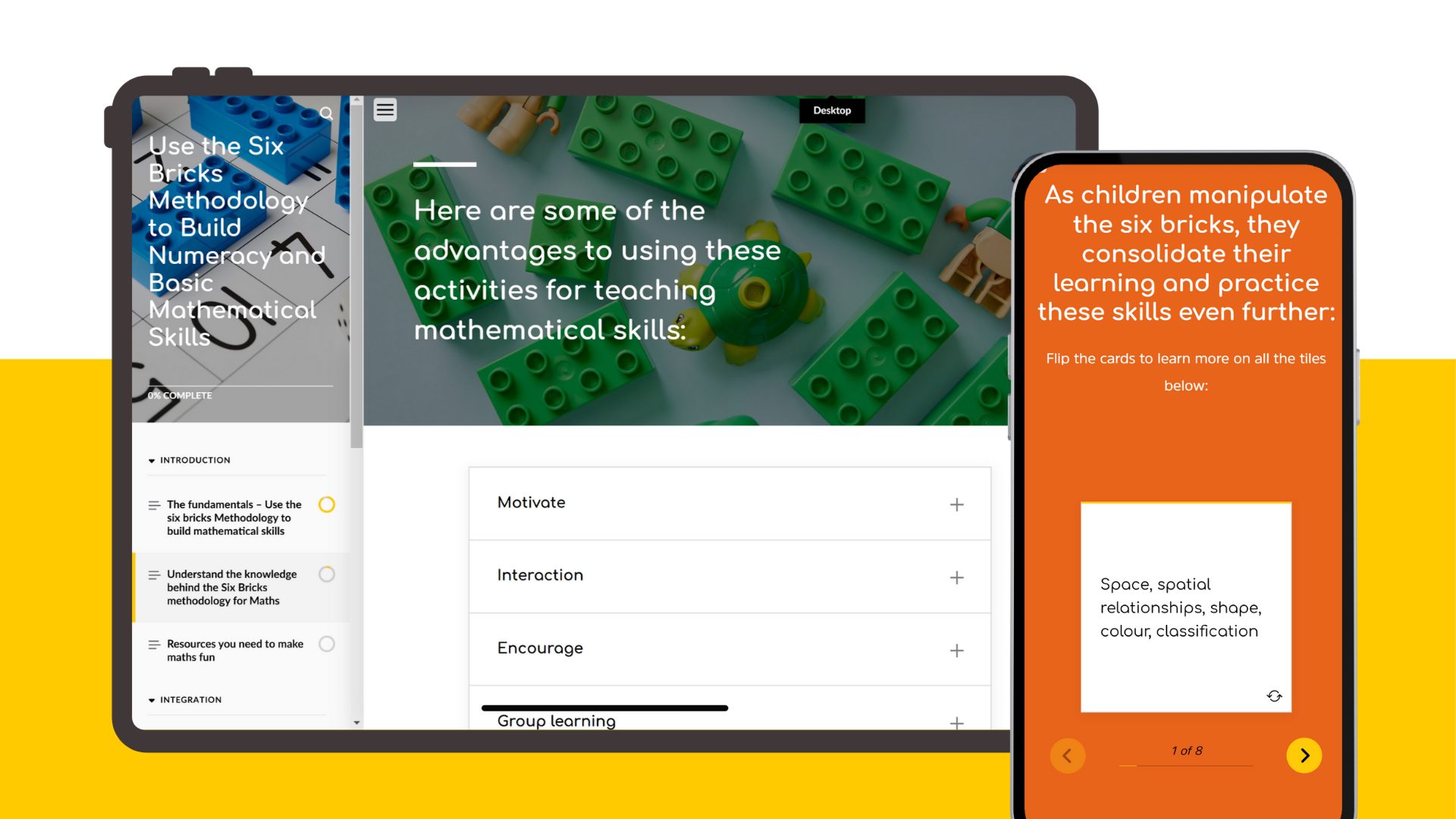 Six Bricks Numeracy And Maths Skills Kit