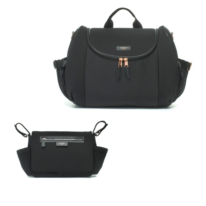 Storksak Poppy Nappy Bag &amp; Stroller Organiser Scuba Bundle