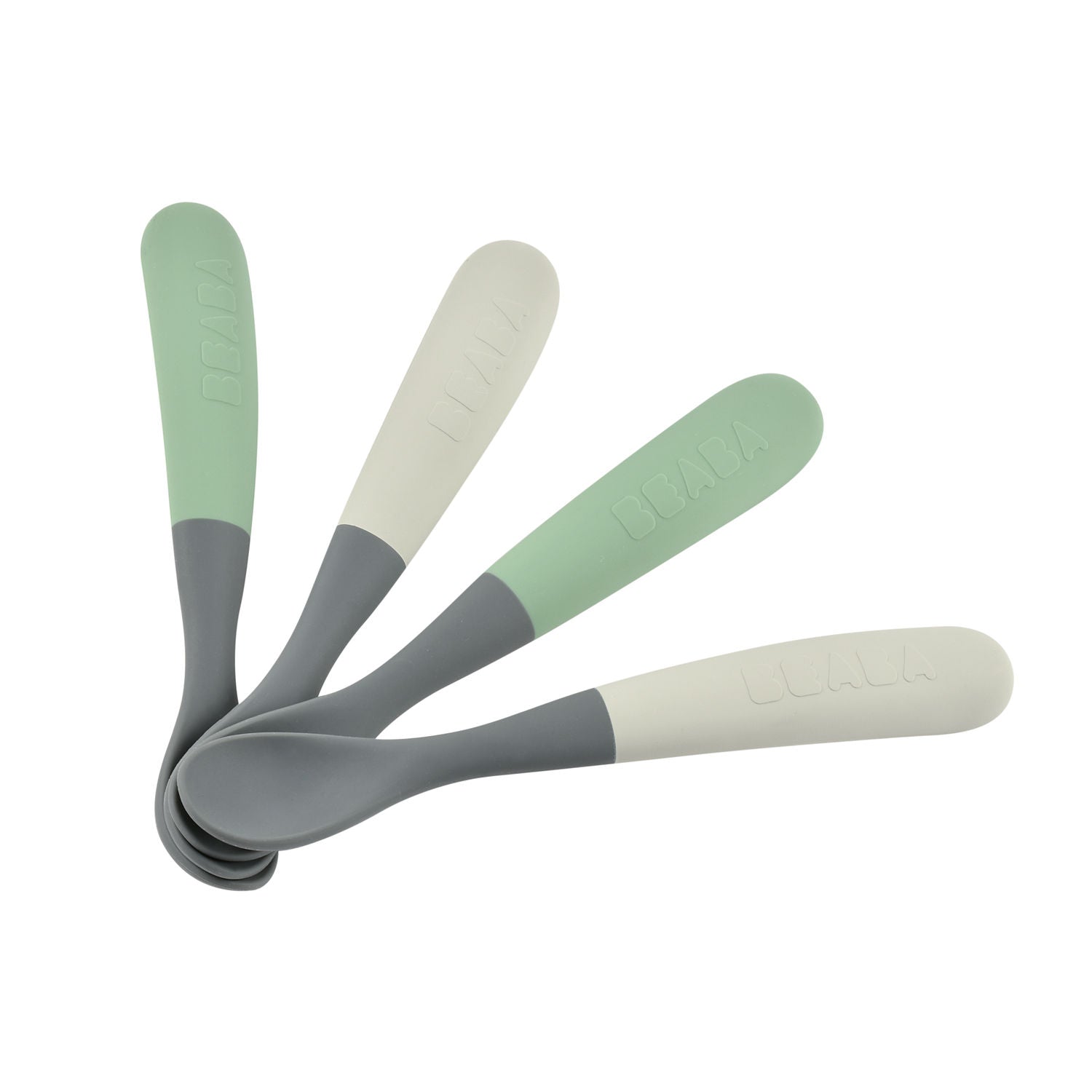 Beaba 1st Stage Silicone Spoons 4-Pack