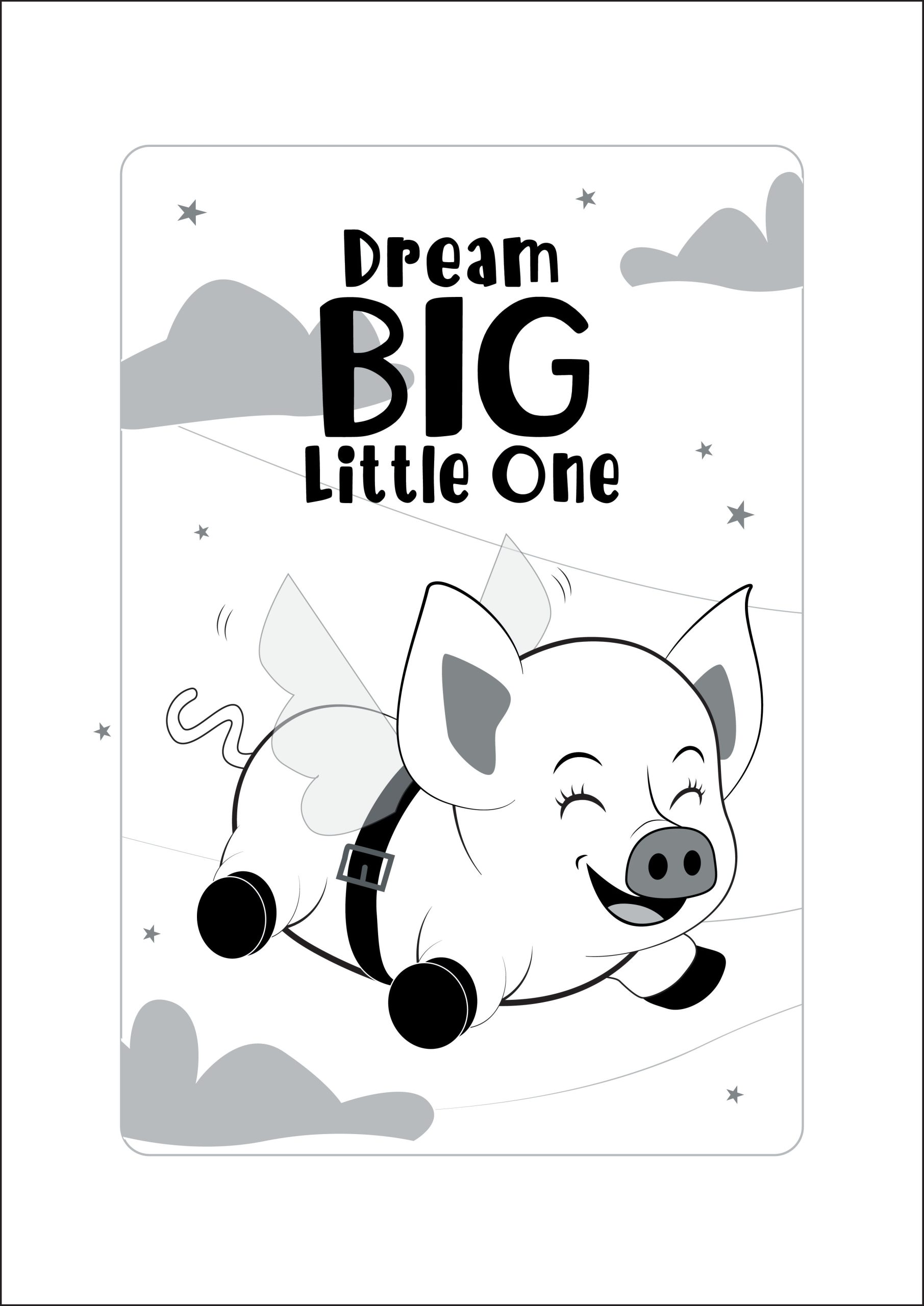 Young Wonderer Dream Big Little One Art Print