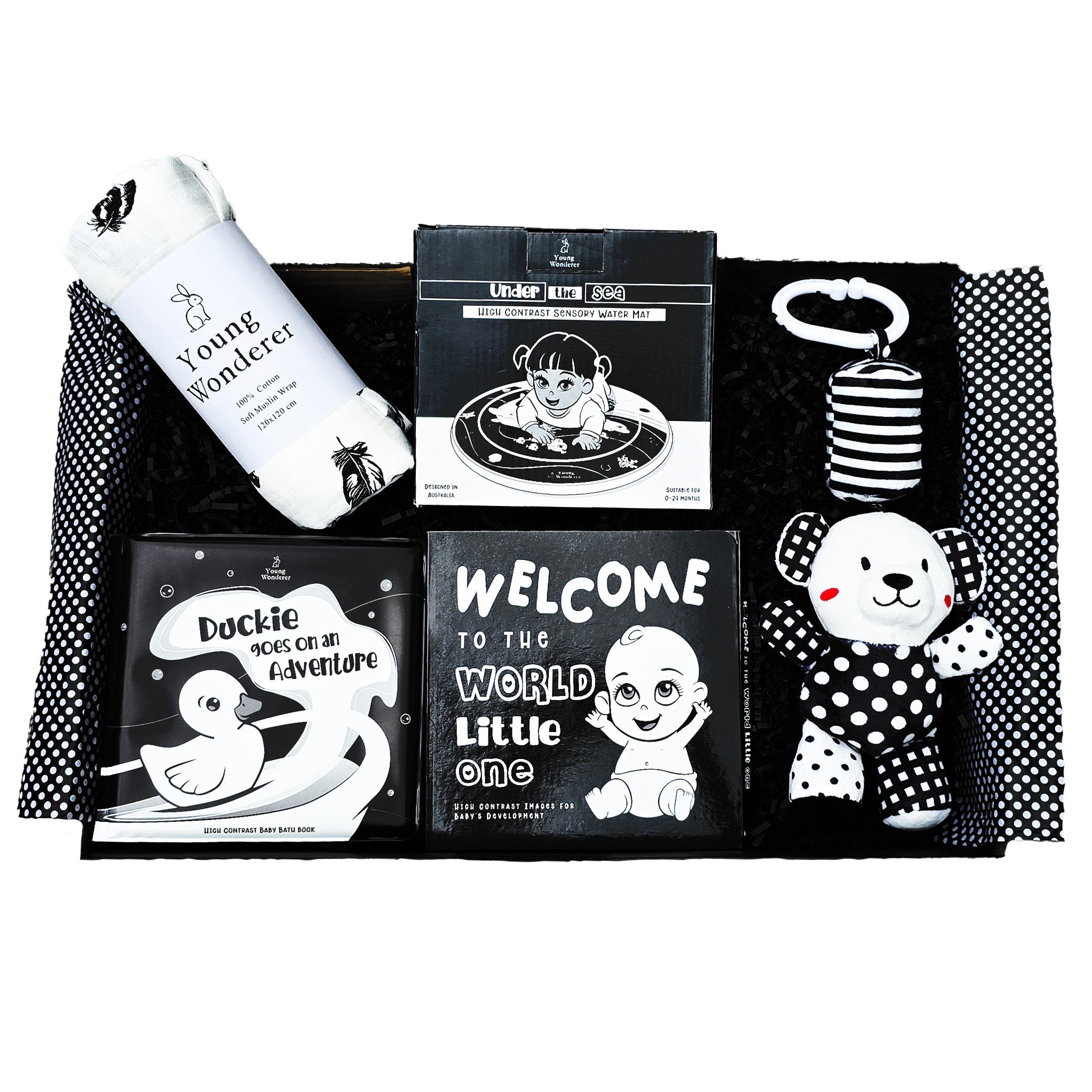 Young Wonderer Deluxe High Contrast Baby Gift Box