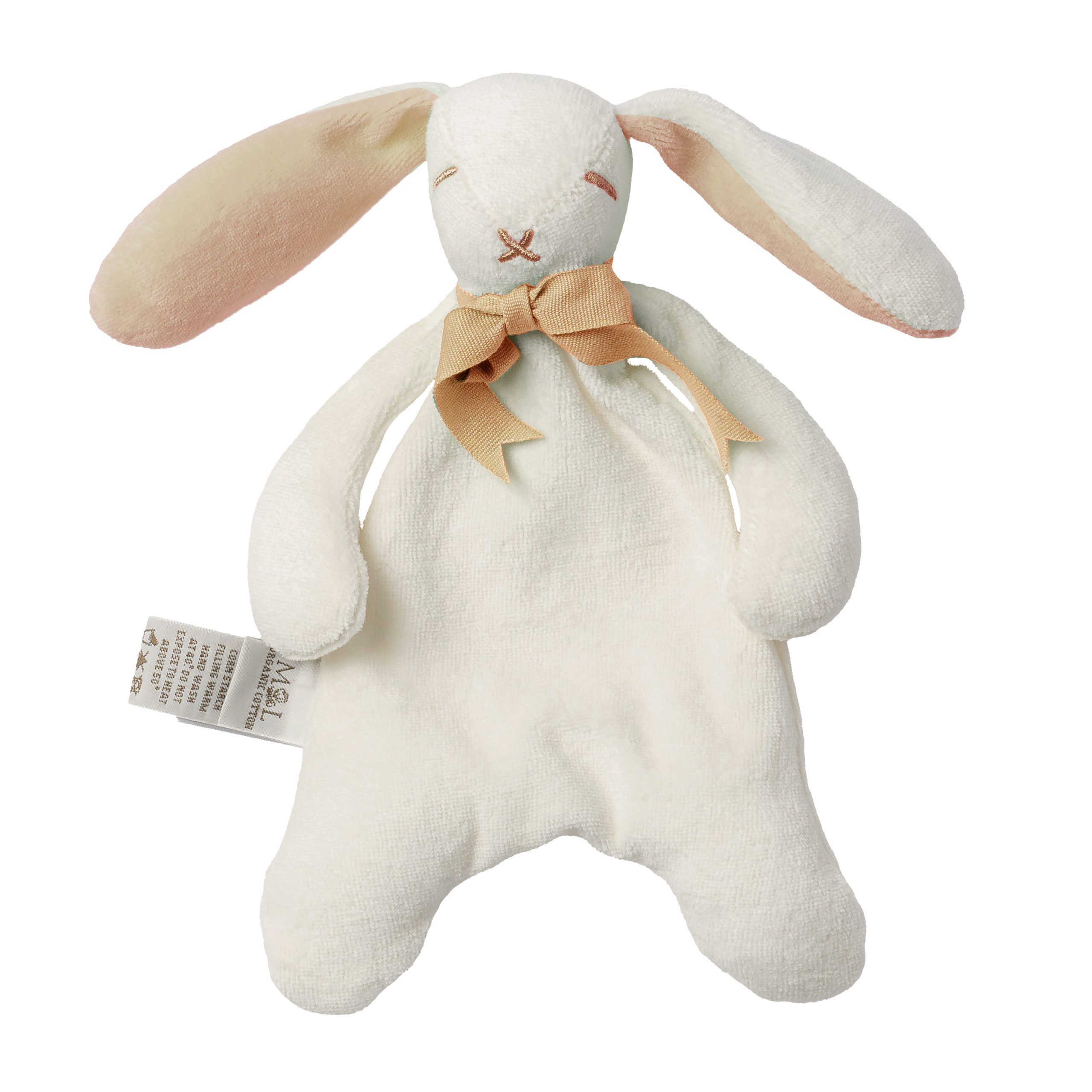 Maud N Lil Mini Organic Cotton Bunny Comforter Toy