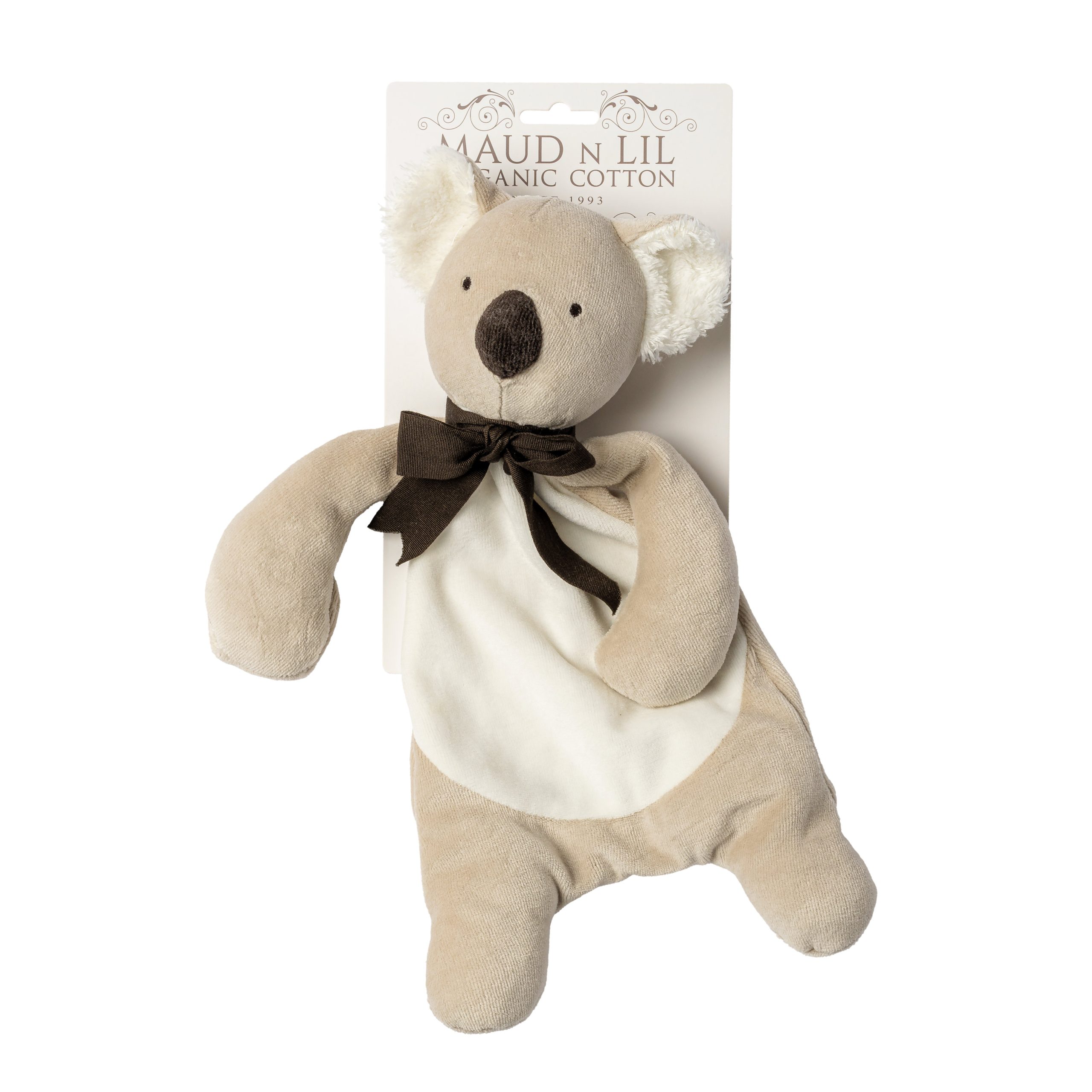 Maud N Lil Classic Organic Cotton Koala Comforter Toy