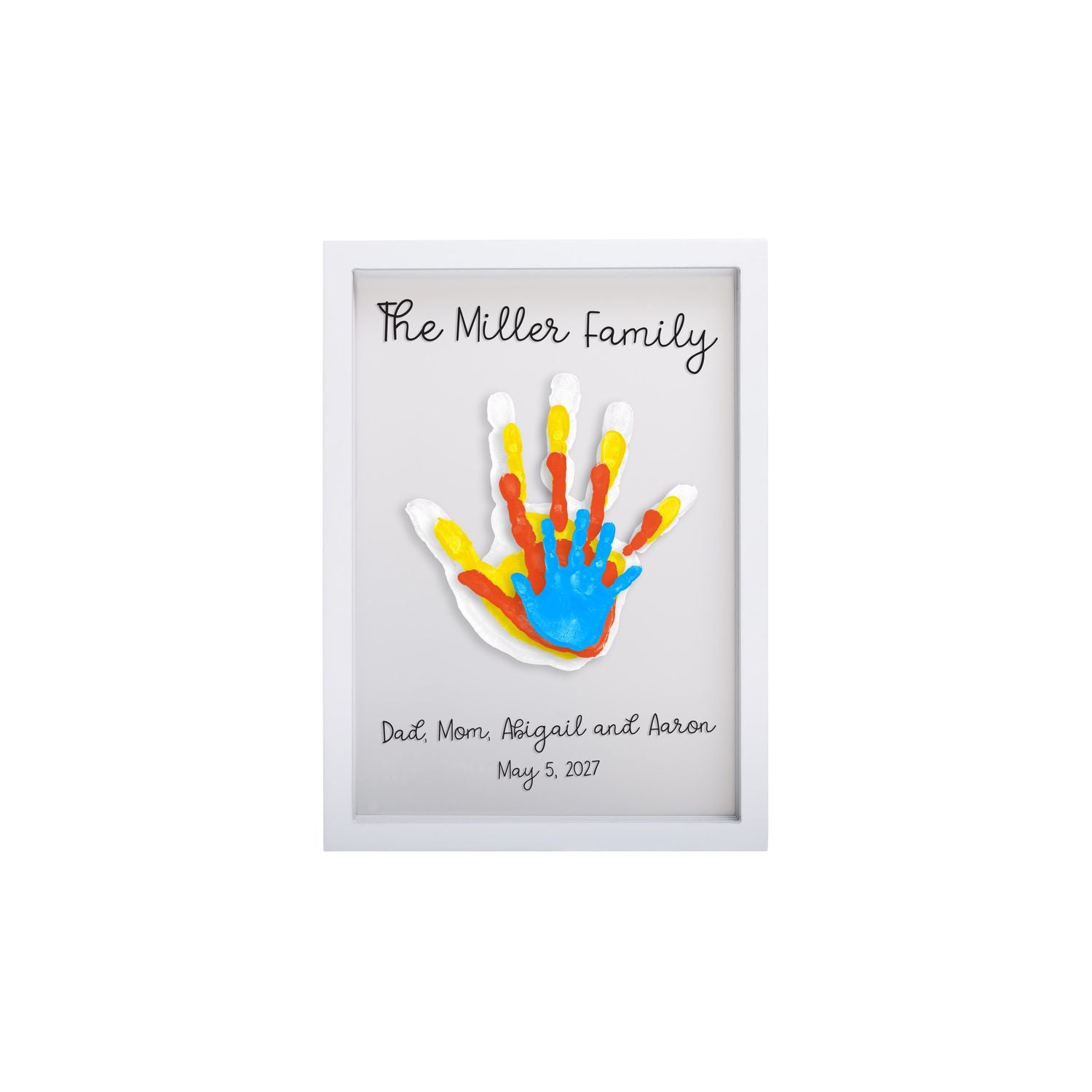 Pearhead Clear Family Print Frame