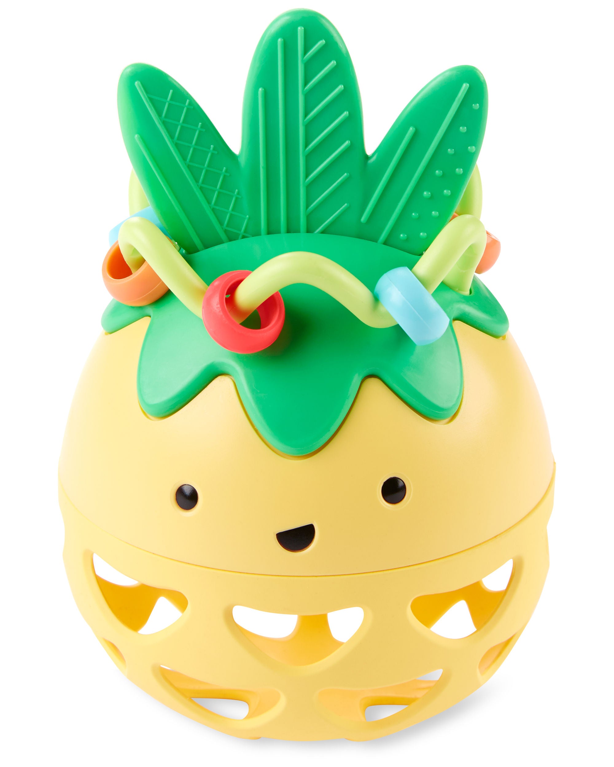 Skip Hop Farmstand Roll Around Pineapple Rattle Baby Toy
