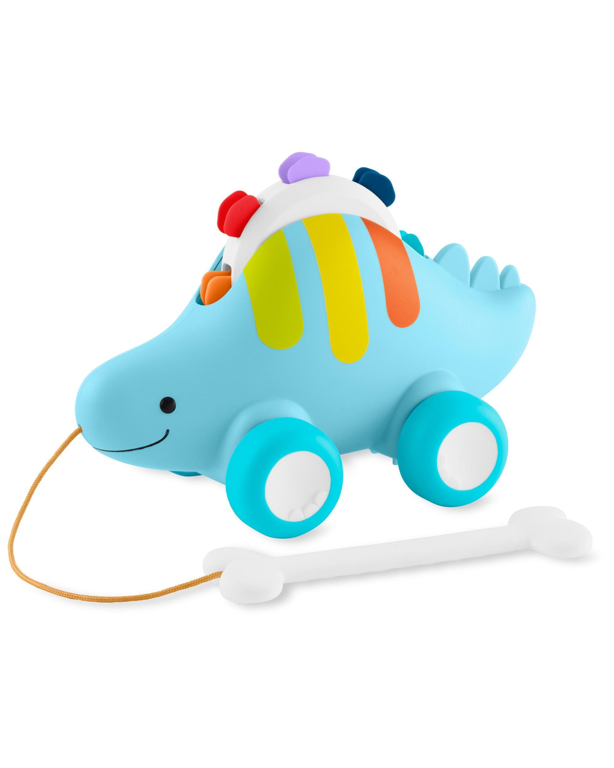 Skip Hop Explore &amp; More Dinosaur 3-in-1 Musical Pull Toy