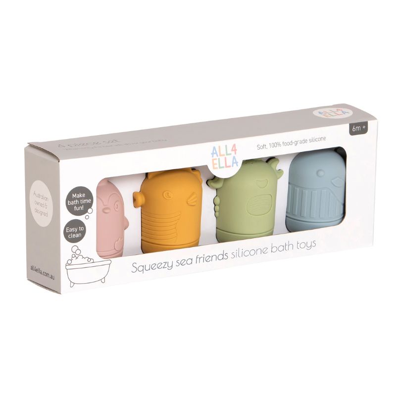 All4Ella Squeezy Silicone Bath Toys