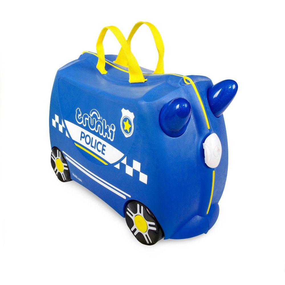 Trunki Percy Police Car Ride-On Luggage