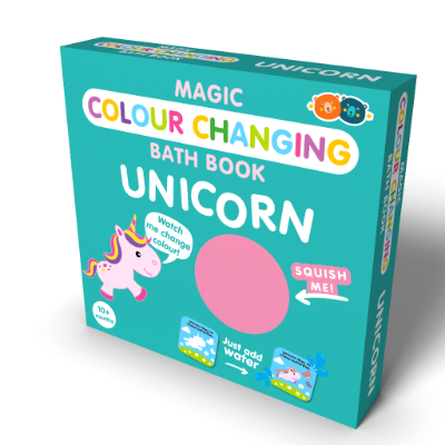 Buddy &amp; Barney Magic Colour Changing Bath Book &#8211; Unicorn