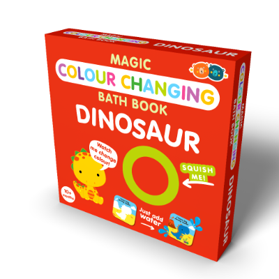 Buddy &amp; Barney Magic Colour Changing Bath Book &#8211; Dinosaur