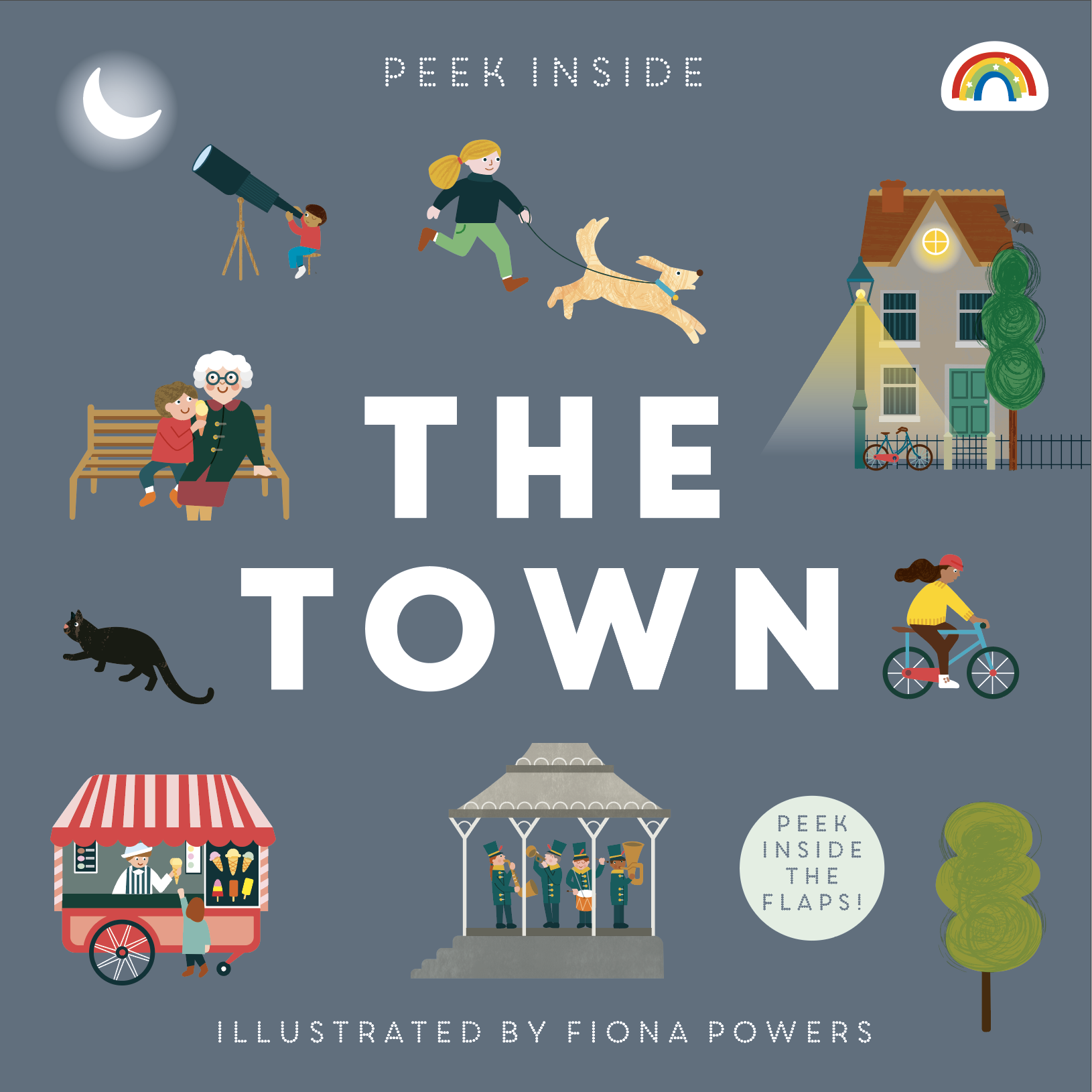 Really Decent Books Peek Inside The Town Board Book