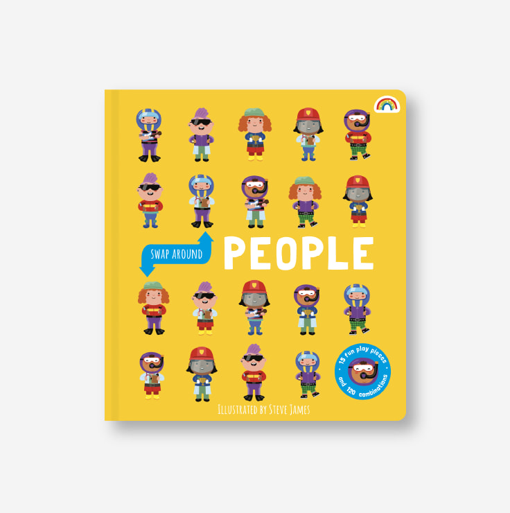 Really Decent Books Swap Around People Board Book