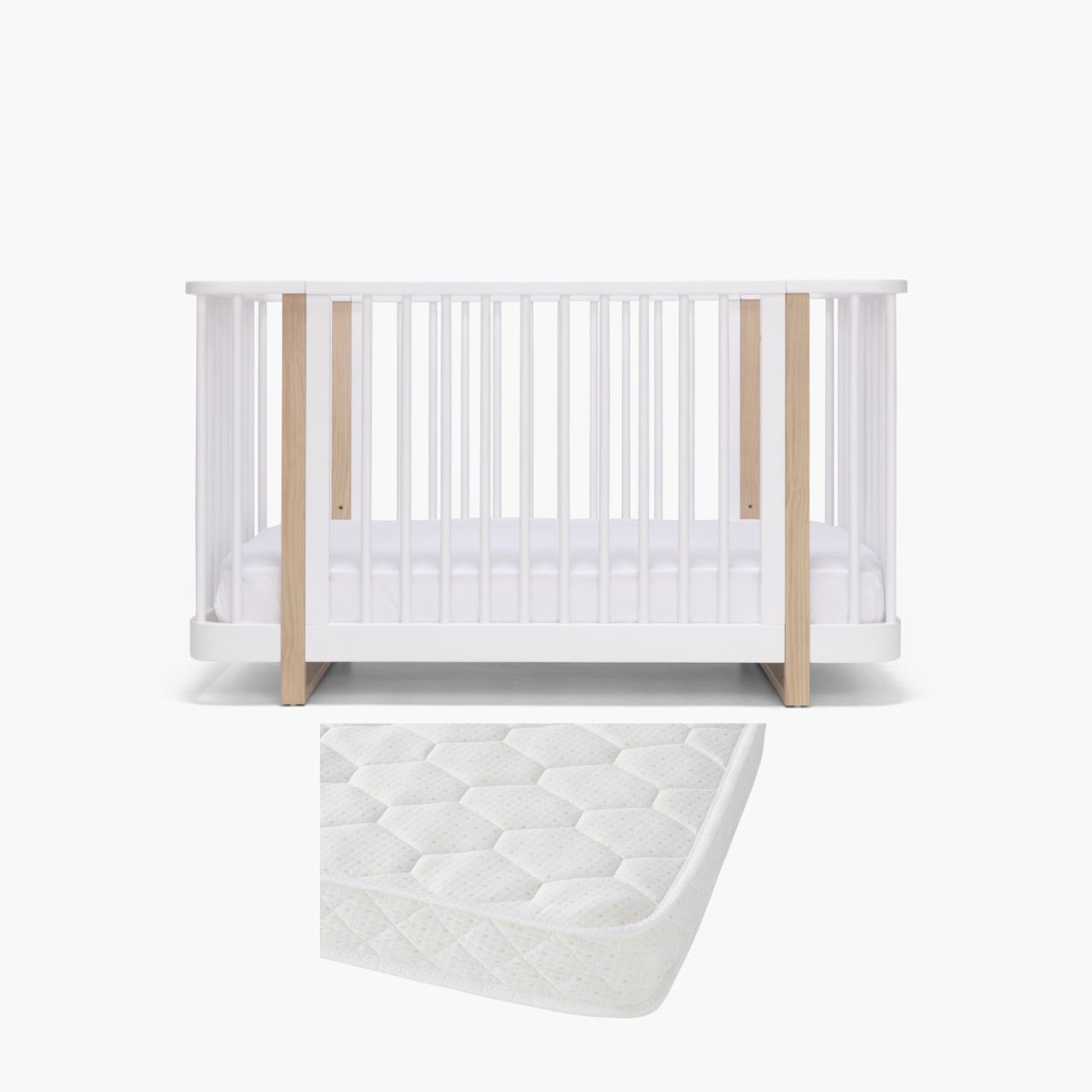 Tasman Eco Pisa Cot &amp; Mattress (Pre-Order for Delivery Mid-End June)