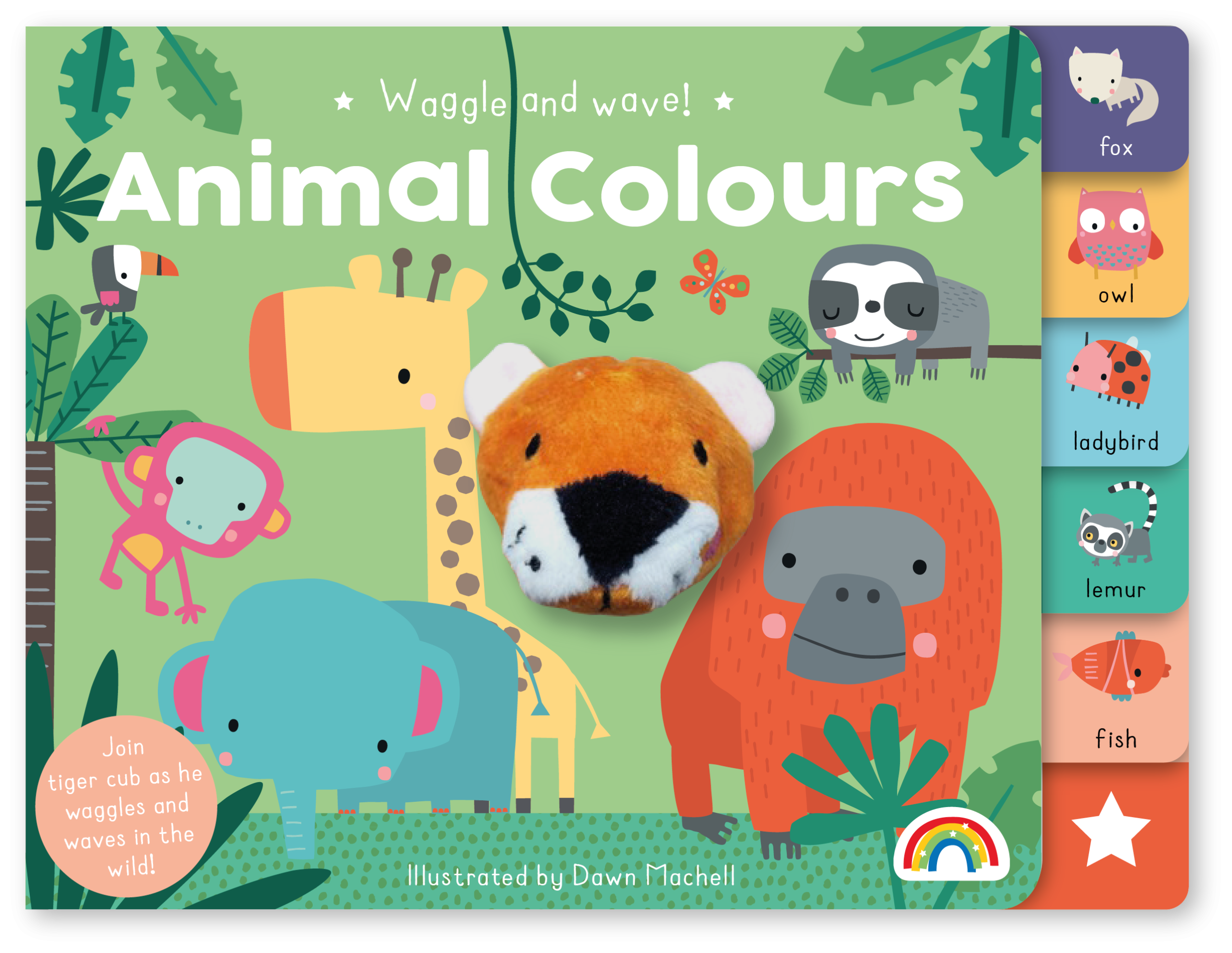Really Decent Books Waggle &#038; Wave Animal Colours