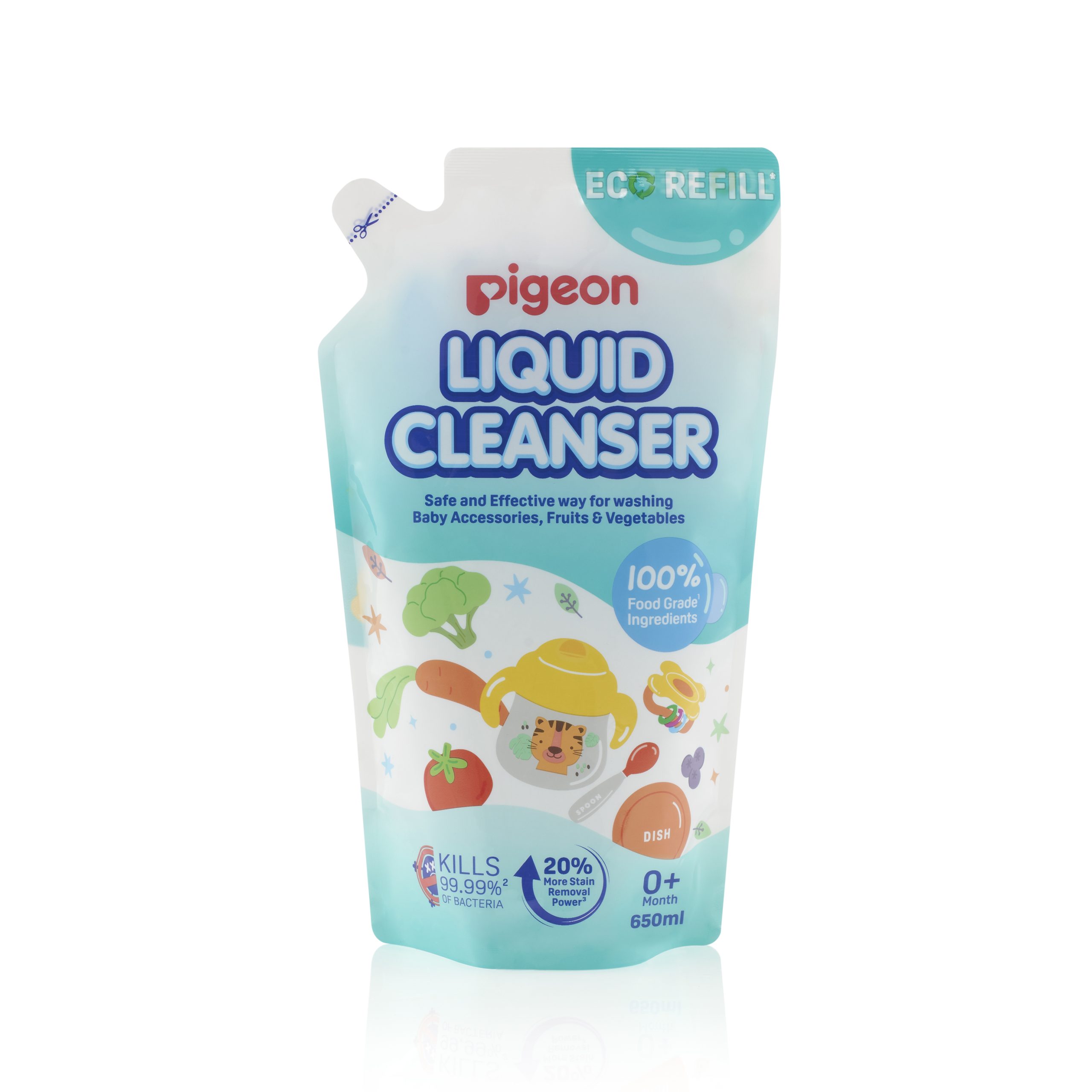 Pigeon Liquid Cleanser 650ml Refill | babaloo