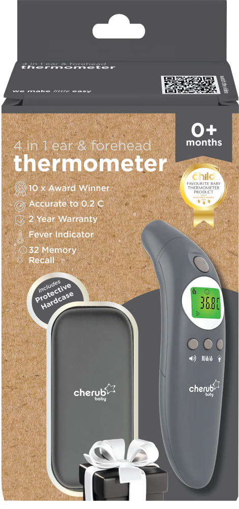 Cherub Baby 4 in 1 Infrared Digital Ear &amp; Forehead Thermometer V2