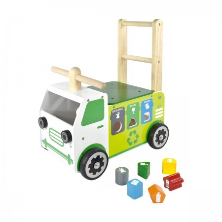 I&#8217;m Toy Walk and Ride Recycling Truck Sorter