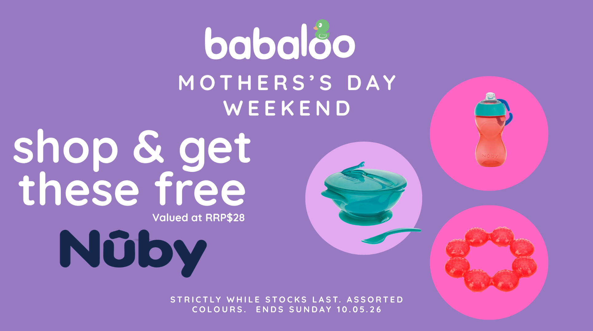 Mother’s Day Nuby Free Gift Giveaway
