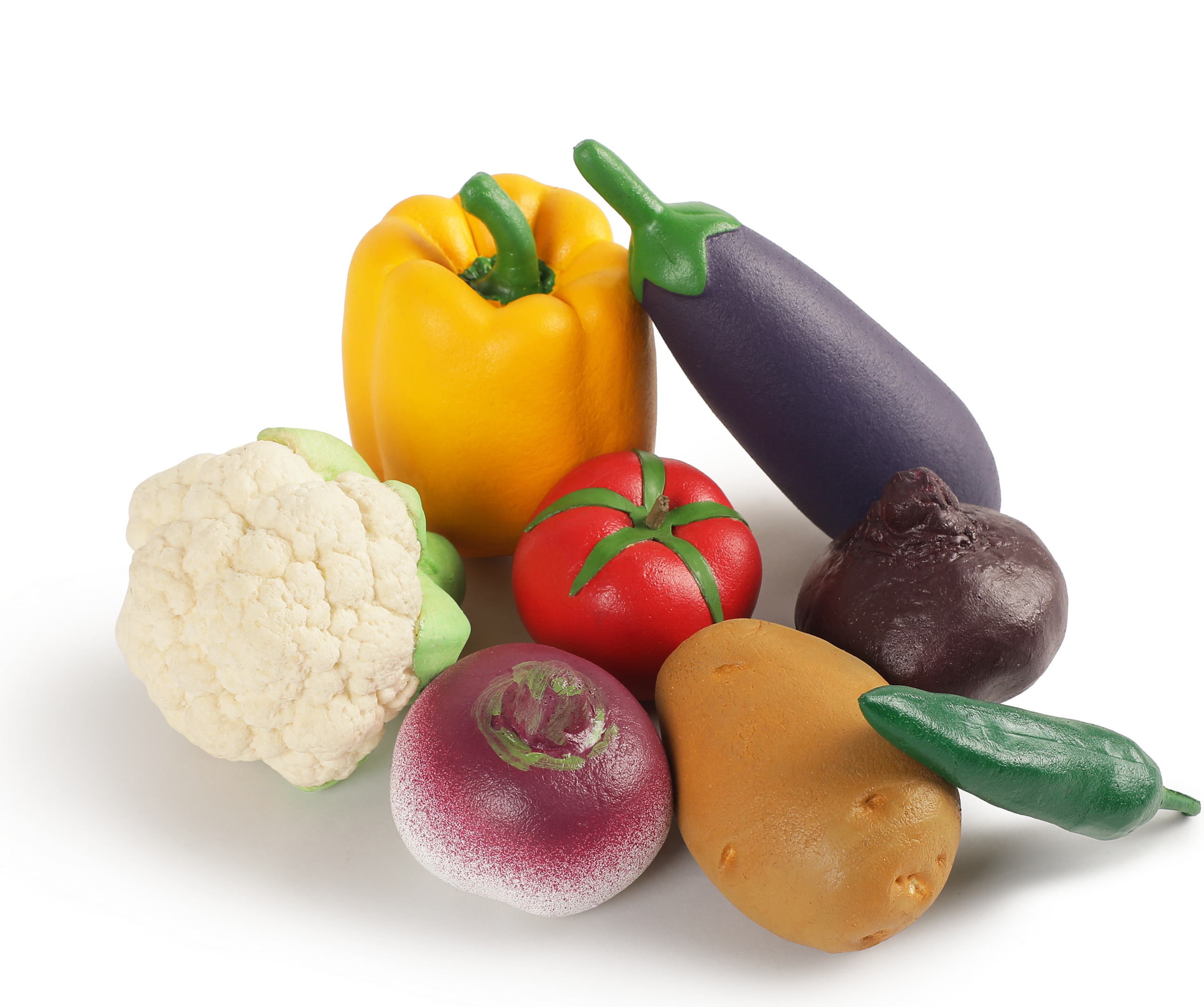 Rubbaroo Set of 8 Vegetables
